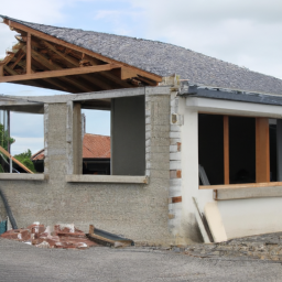 Extension de maison avec chambre d'amis Ermont